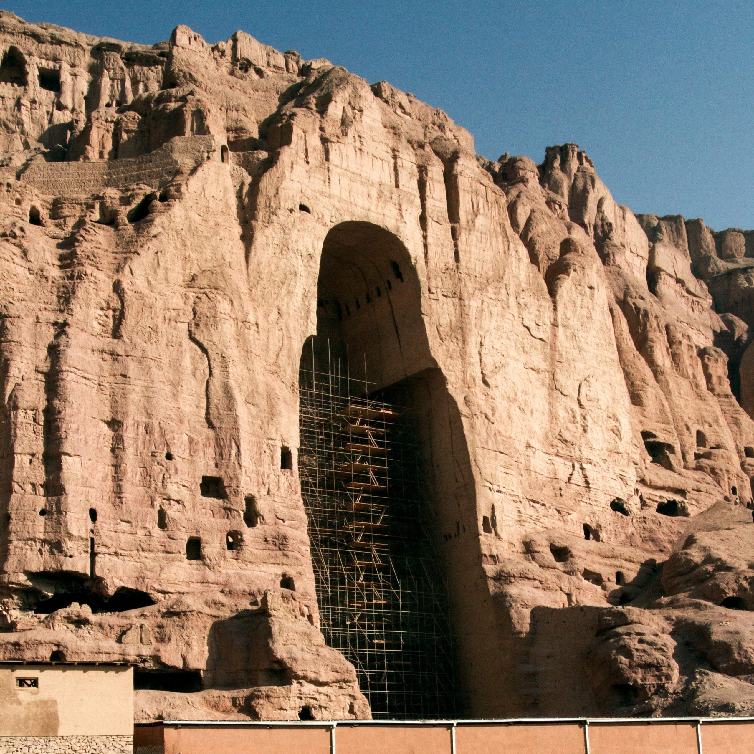 The cliffs of Bamiyan
