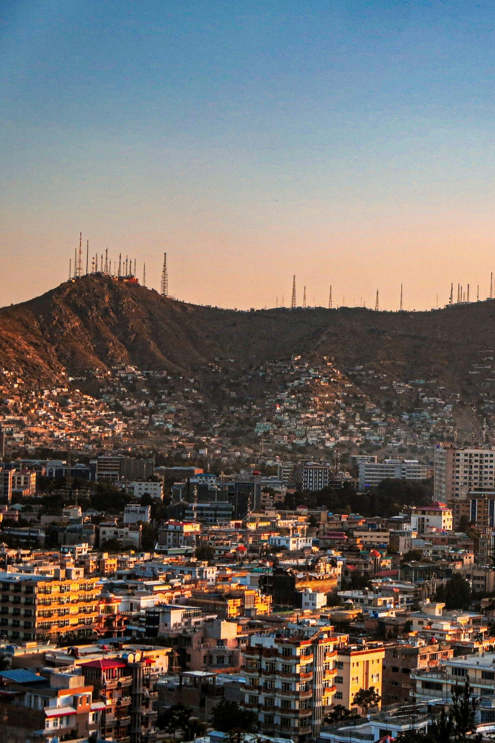 Kabul at golden hour